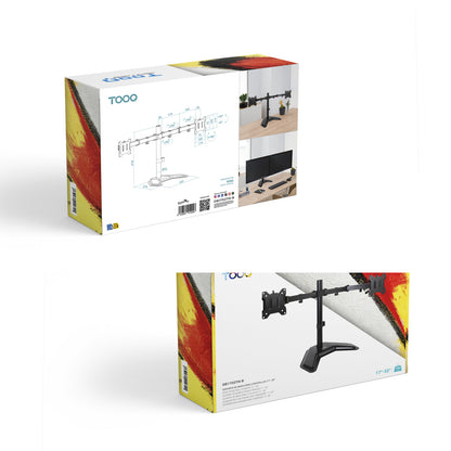 Suporte de Monitor Tooq mesa DB1702TN-B 2 brazos 17-32" - imagem 11