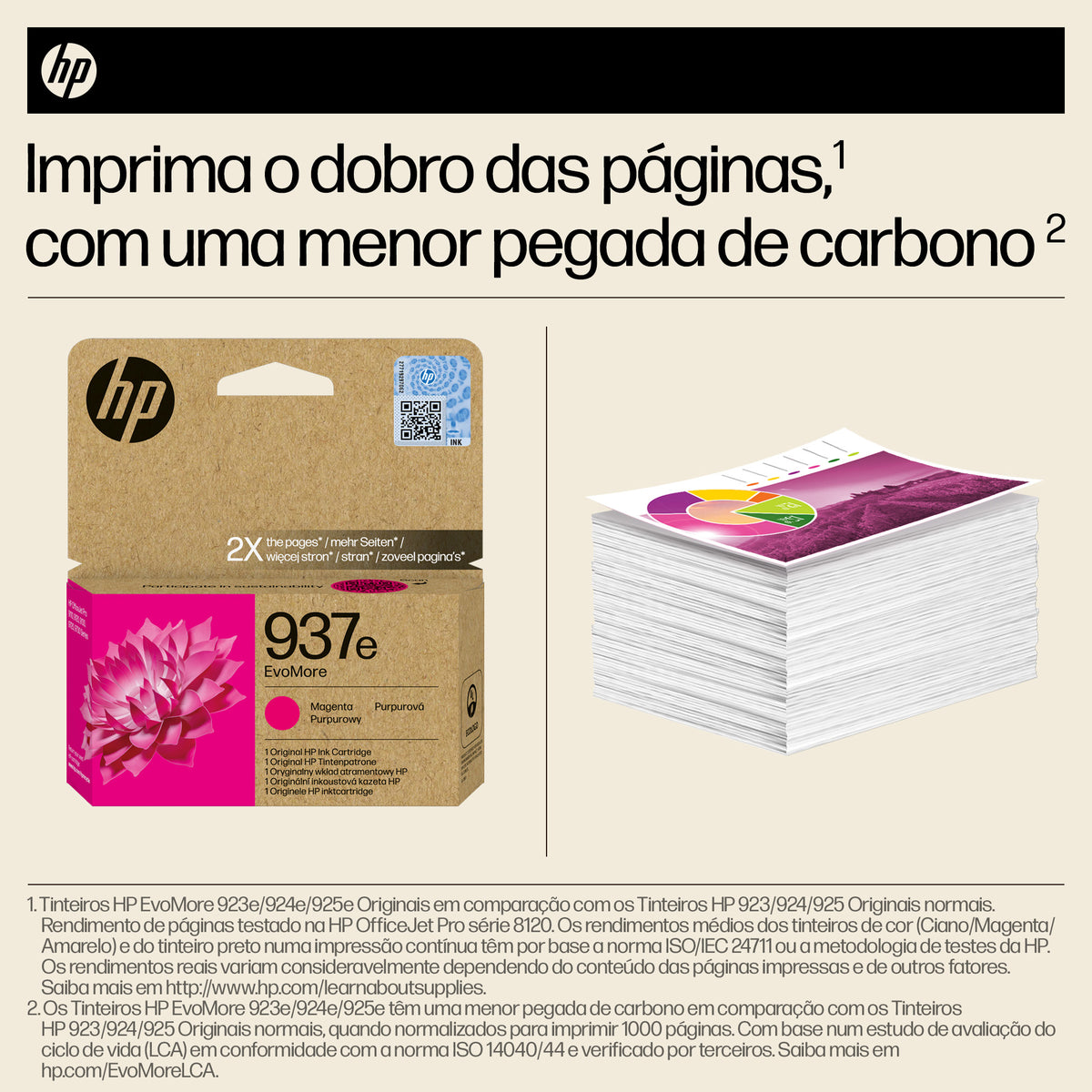 HP Ink 937E / 4S6W7NE Magenta XL - imagem 4