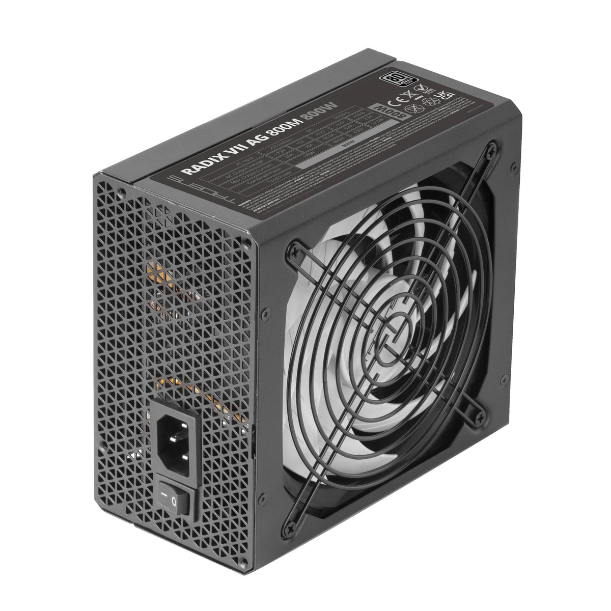 Fonte de Alimentação TACENS Radix VII Fuente 800W 80 plus prateado - imagem 4