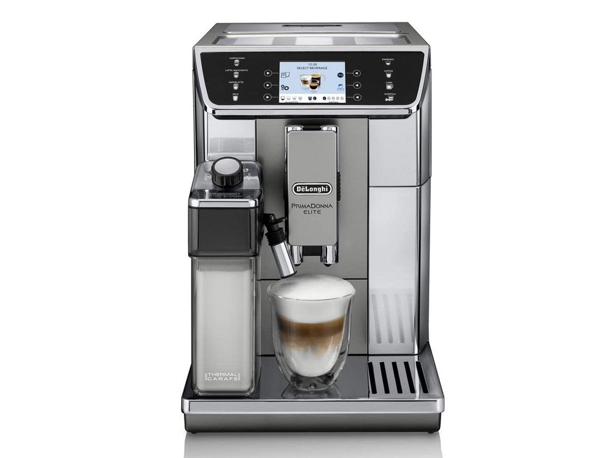 Máquina de Café De’Longhi PrimaDonna Elite mit LatteCrema / ECAM650.55.MS preto, metallic