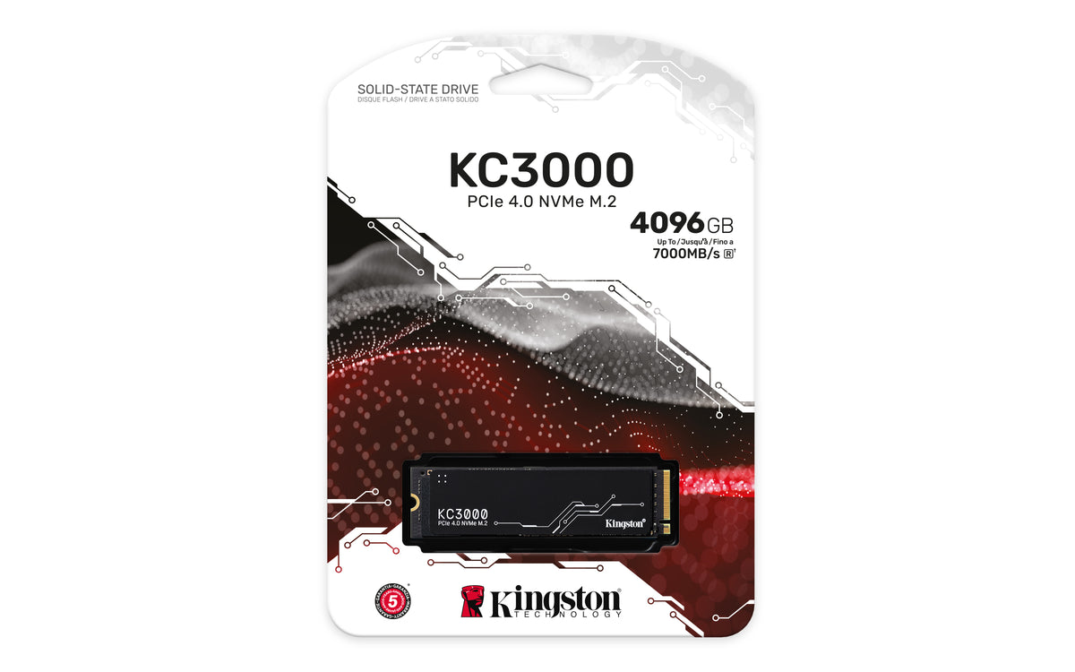 Disco SSD Kingston M.2 KC3000 4096GB / SKC3000D/4096G - imagem 5