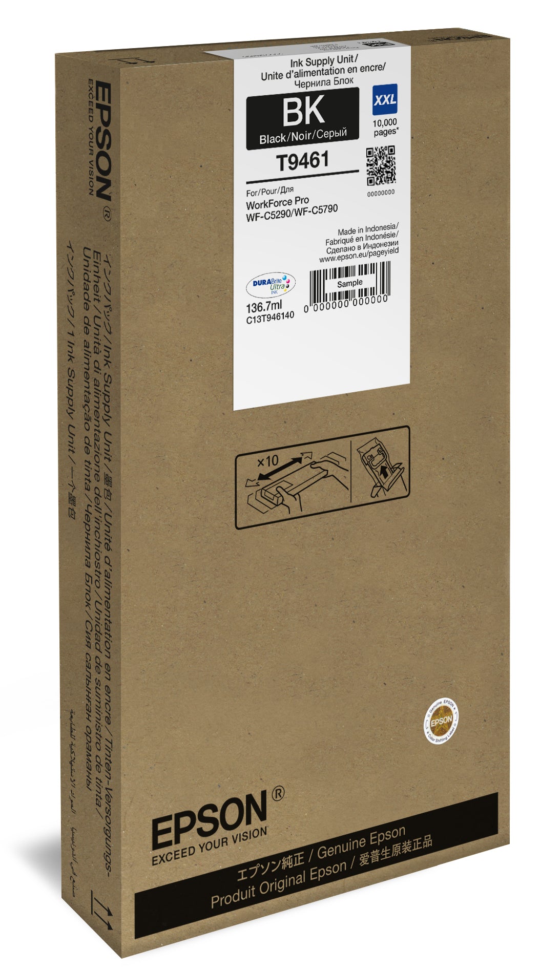 Epson Ink T9461 / C13T946140 preto XXL - imagem 4