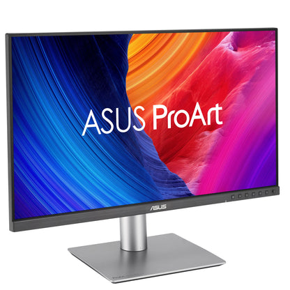 Monitor Profesional Asus ProArt Display PA278QGV Gen2 27"/ QHD/ Multimedia/ Regulable em altura/ preto e prateado