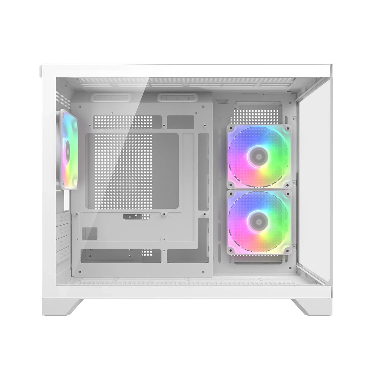 Caixa de Computador Cougar Caja Semitorre FV150 Mini Rgb branco - imagem 8