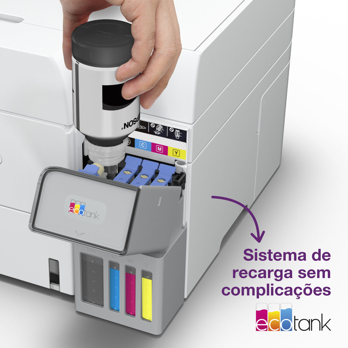 Impressora multifunções Epson Ecotank ET-4956 Branco - imagem 10