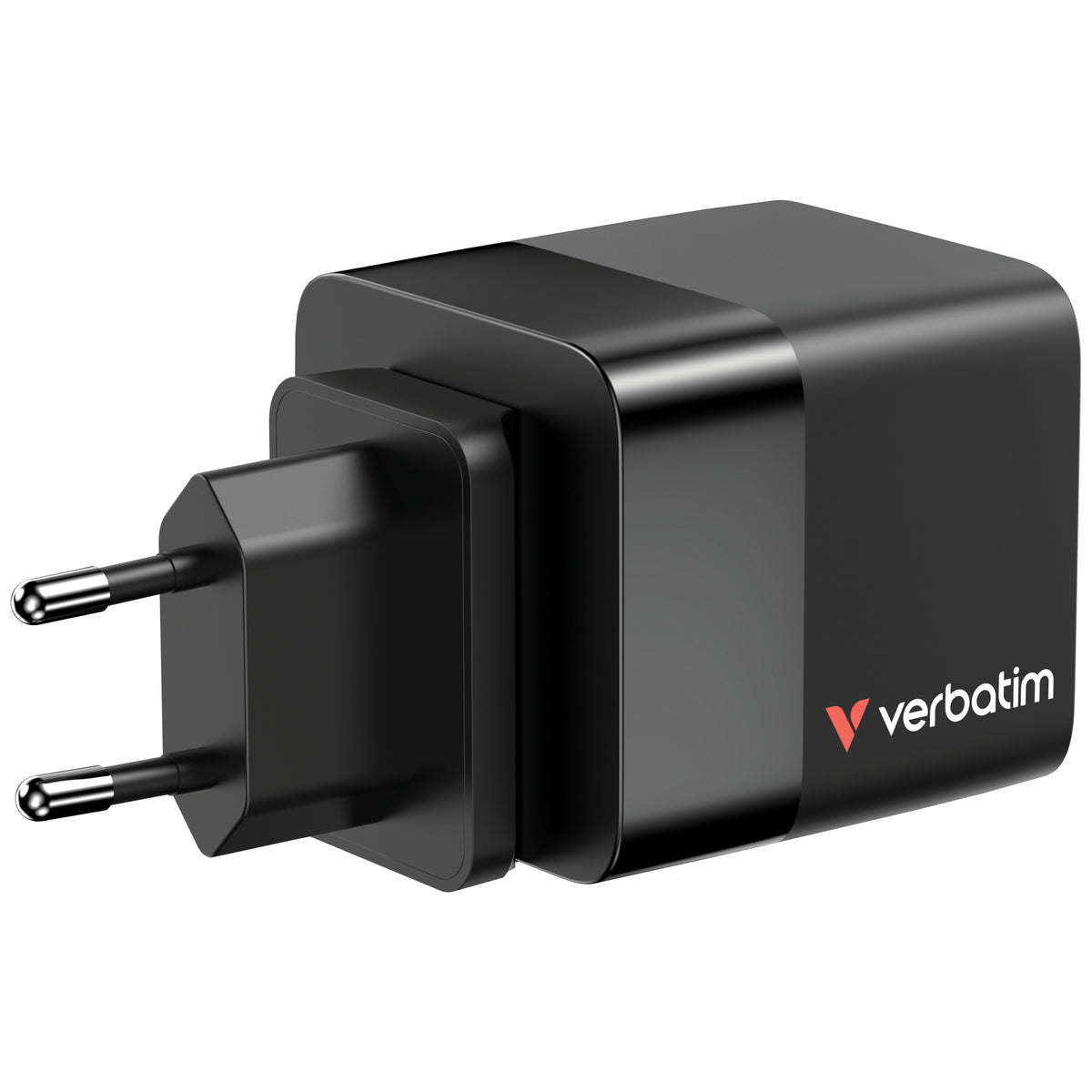Carregador Verbatim 65W 2 Port mit einfahrbarem Kabel / 32217 preto - imagem 7
