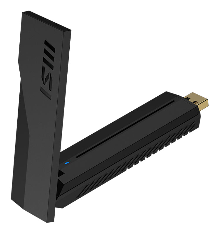 Adaptador de Rede MSI GUBE65 BE6500 WiFi7 USB Adaptador - imagem 6