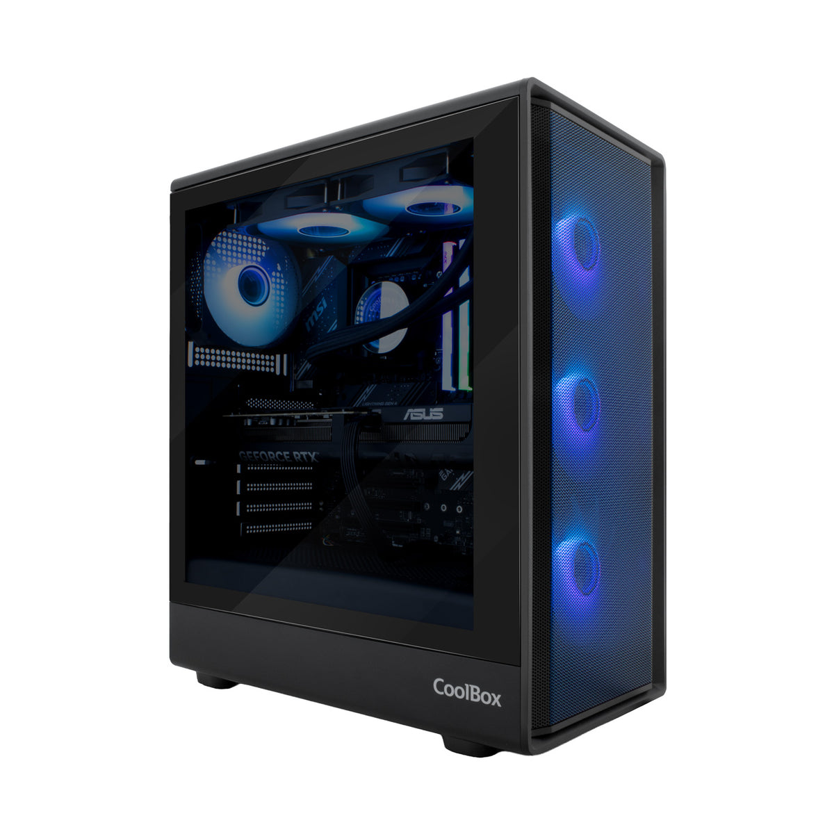 Caixa de Computador Coolbox Caja ATX GA700 DarkSide USB-C 3.2 G1 Crist - imagem 5