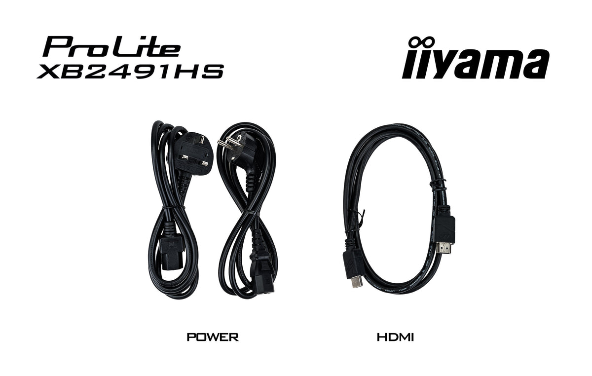 Monitor iiyama ProLite XB2491HS / XB2491HS-B1 preto - imagem 20