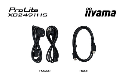 Monitor iiyama ProLite XB2491HS / XB2491HS-B1 preto - imagem 20