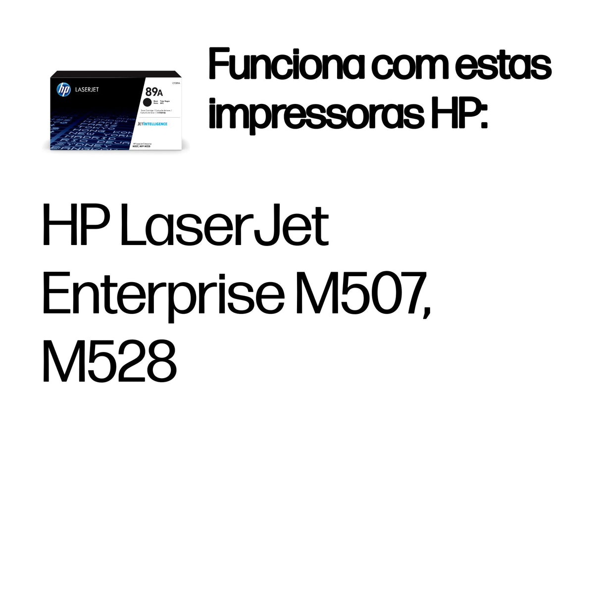 HP Toner 89A / CF289A preto Standard - imagem 3