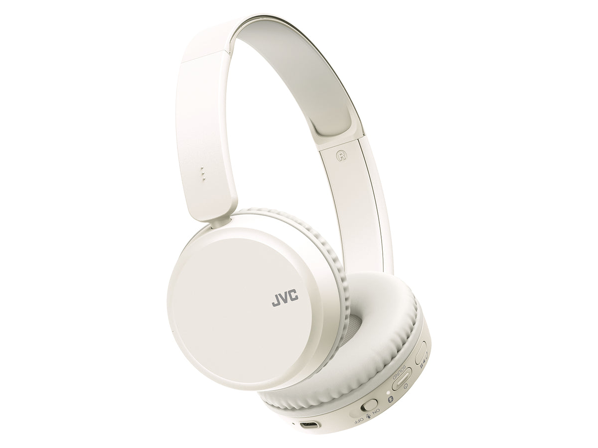 Auscultadores sem fios JVC HA-S36W/ com Microfone/ Bluetooth/ Branco