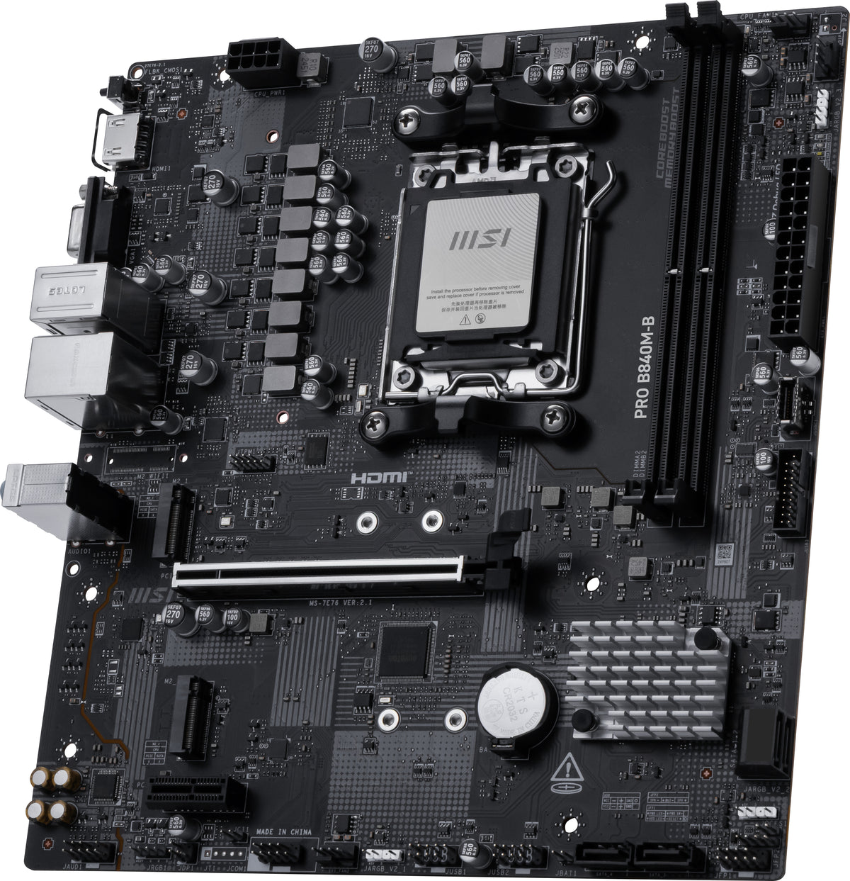 MSI Placa Base PRO B840M-B DDR5 mATX - imagem 8