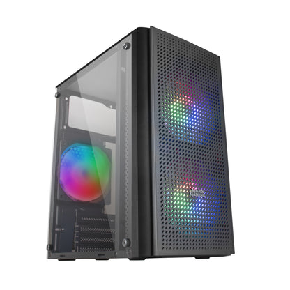 Caixa de Computador Mars Gaming caja MICRO-ATX MC300 preto - imagem 4