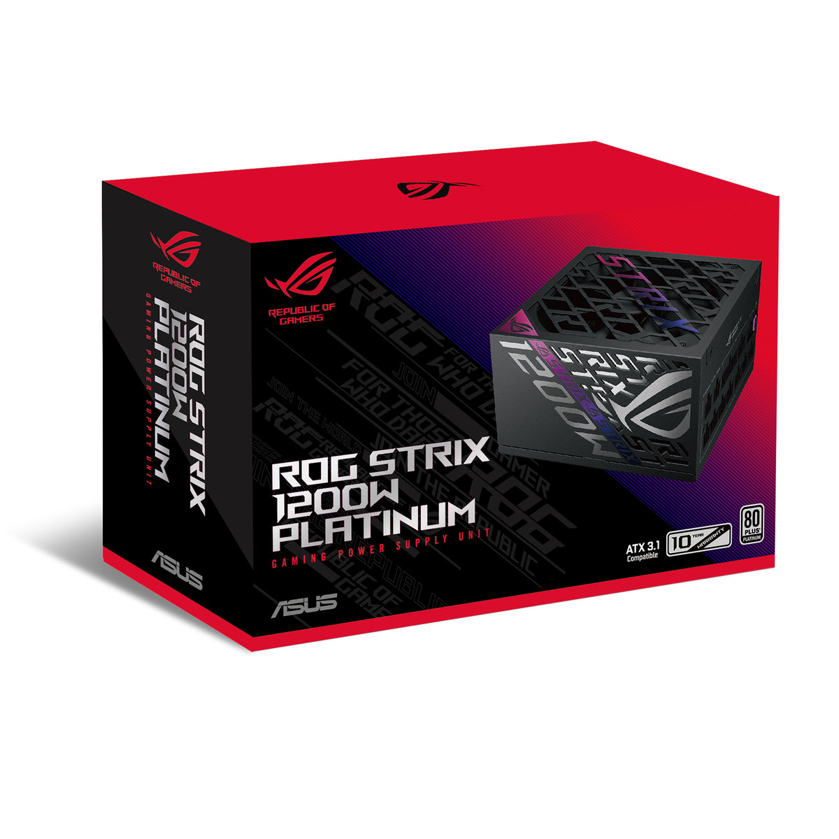 Fonte de Alimentação ASUS ROG Strix 1200W Platinum / 90YE00W0-B0NA00 preto - imagem 16