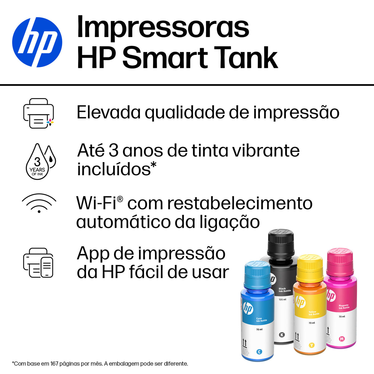 Impressora multifunções HP Multifunções Smart Tank 5105 Fax Móvel - imagem 14