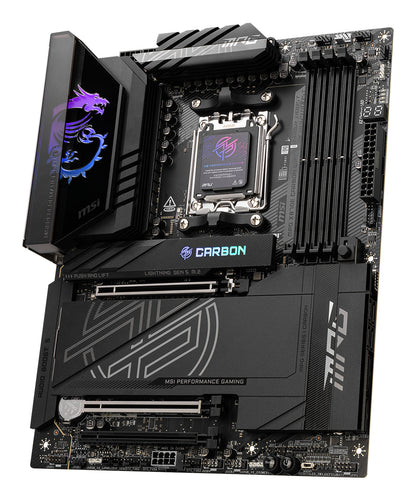 Placa-mãe MSI MPG X870E Carbon WiFi / 7E49-001R preto - imagem 6