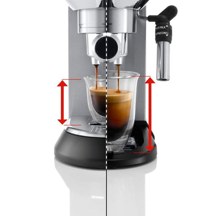 De’Longhi Portafilter machine Dedica EC 685 / EC685.M preto, metallic, prateado - imagem 8
