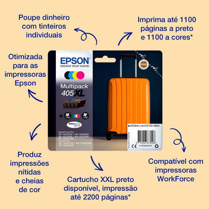 Epson Ink 405XL / C13T05H64010 BK,C,M,e XL Multipack