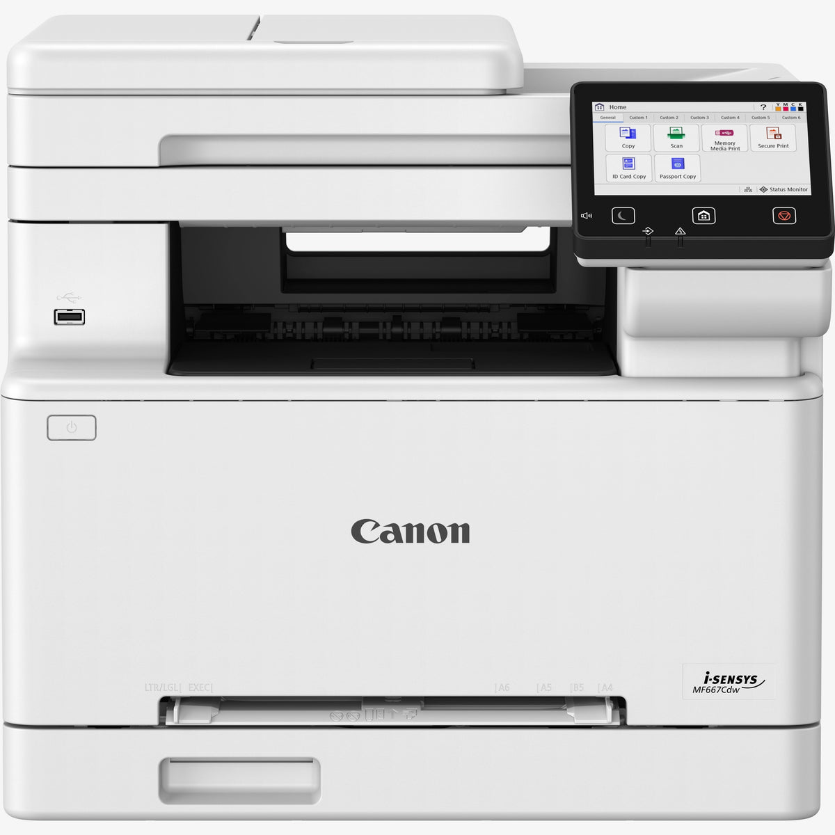 Multifunções Laser a cores Canon i-SENSYS MF667Cdw WiFi/ Fax/ Dúplex/ branca