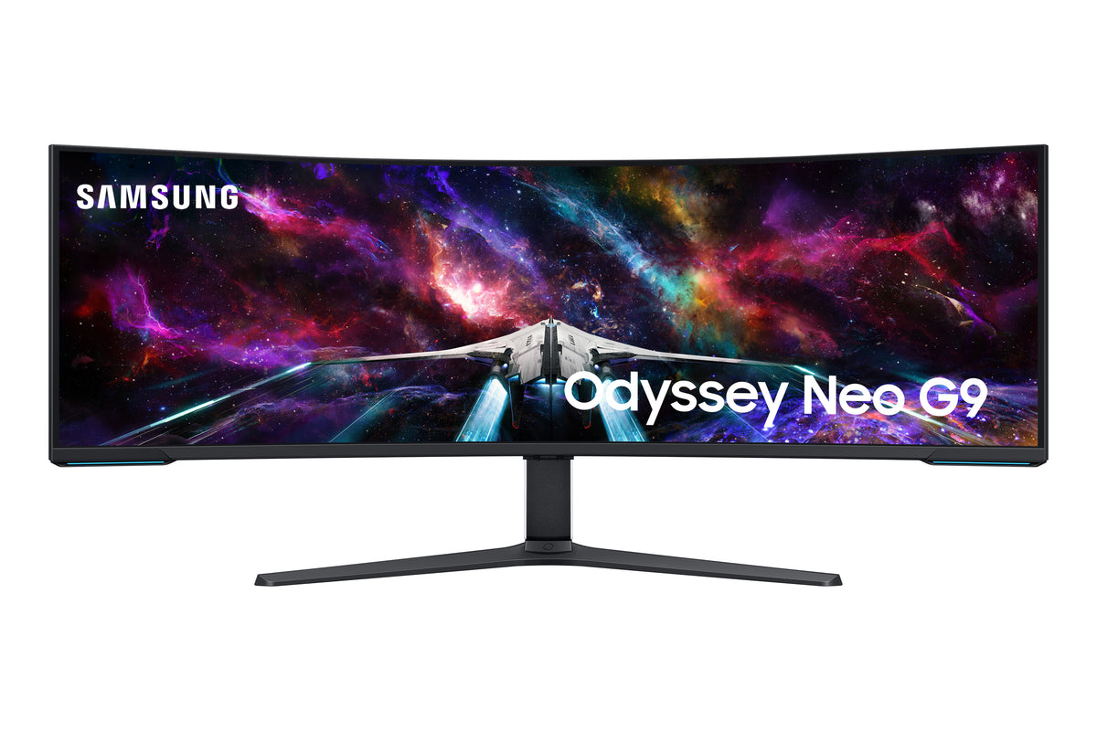 Monitor Gaming Ultrapanorámico Curvo Samsung Odyssey Neo G9 S57CG952NU 57"/ Dual UHD/ 1ms/ 240Hz/ VA/ Regulable em altura/ branco