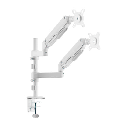 Suporte de mesa com contrapeso para 2 monitores Aisens DT32TSR-441/ giratório/ inclinável/ 9kg