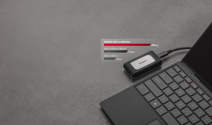 Disco SSD Kingston External XS2000 500GB / SXS2000/500G preto, prateado - imagem 10