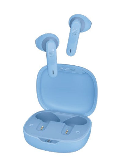 Auscultadores Bluetooth JBL Vibe Flex com estojo de carregamento/autonomia 8h/ Azul