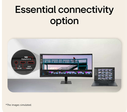 Monitor LG 34U601B-B 34" WQHD 120hz HDMI DP curv - imagem 8
