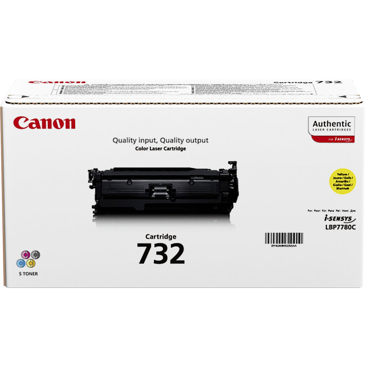Canon Toner 732 / 6260B002 amarelo Standard