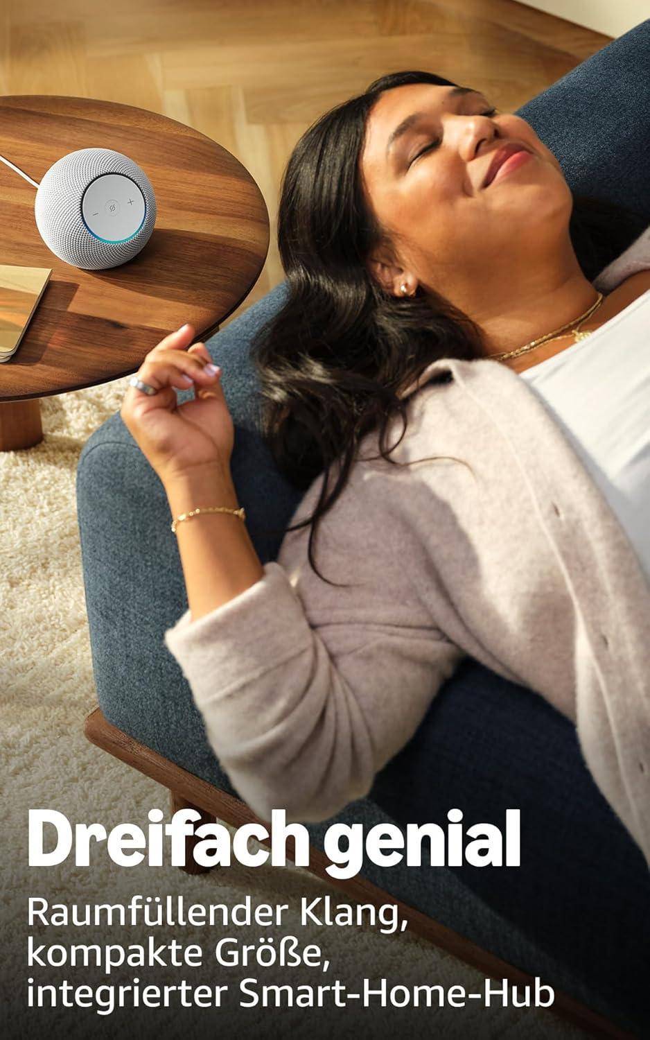 Coluna Amazon Smart home control Echo Dot Max / B0DKLFHZDH preto - imagem 3