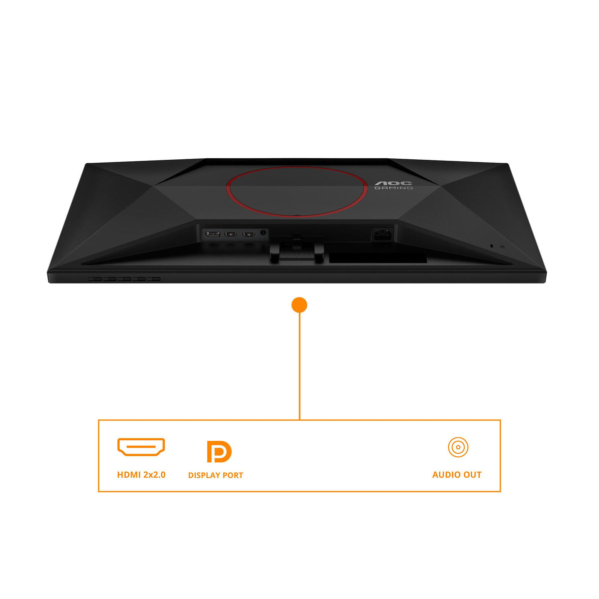 Monitor AOC Q27G42XNE / Q27G42XNE preto, vermelho - imagem 4