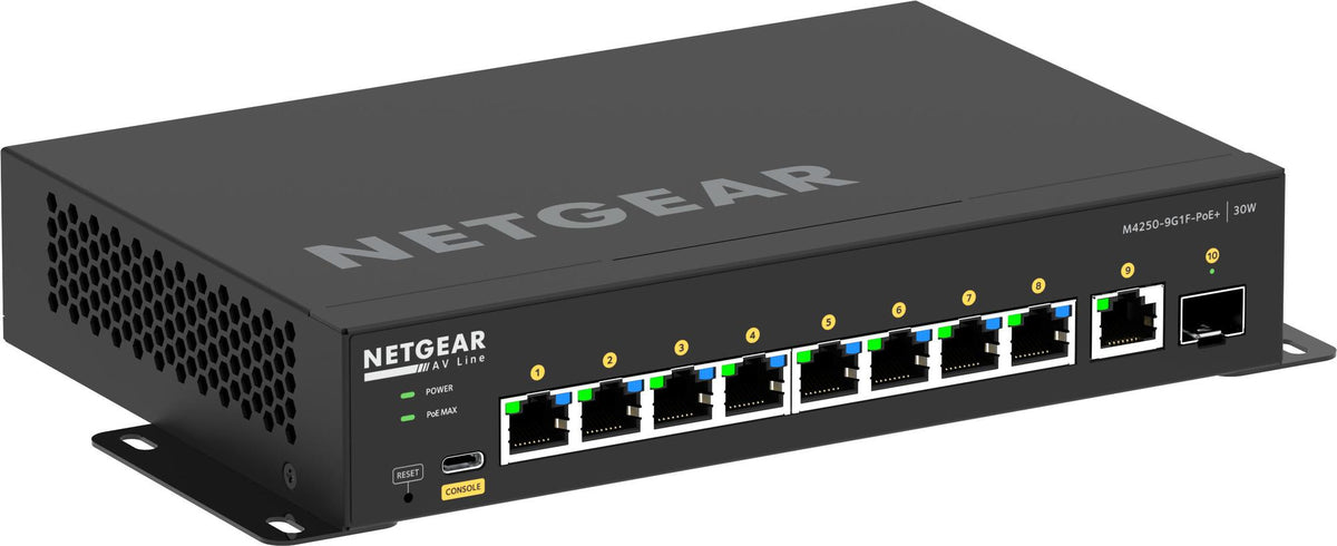 Switch de Rede Netgear GSM4210 / GSM4210PD-100EUS preto - imagem 16