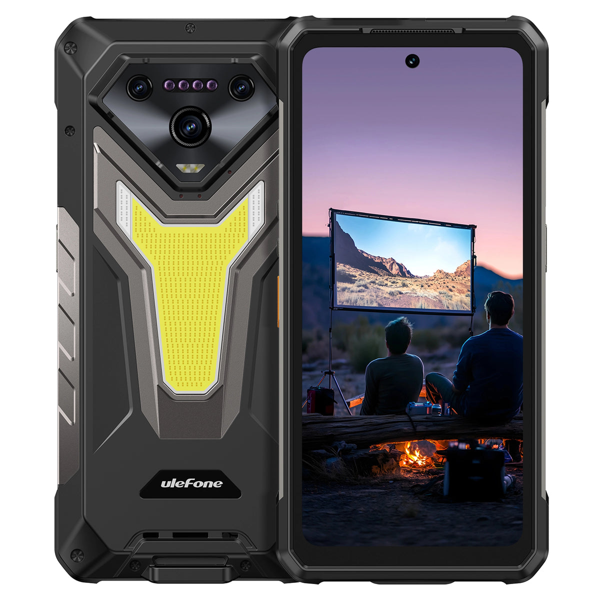 Ulefone Armor 34 Pro Plus com Projector 512GB 16GB preto EU