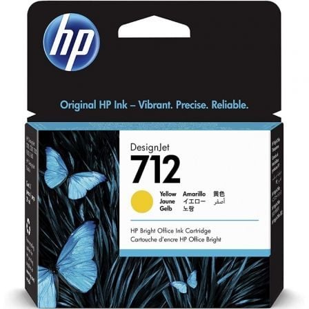 Cartucho de Tinta Original HP nº712/ Amarelo