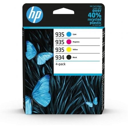Tinteiro Original HP nº934 + nº935 Multipack/ Ciano/ Magenta/ Amarelo/ Preto