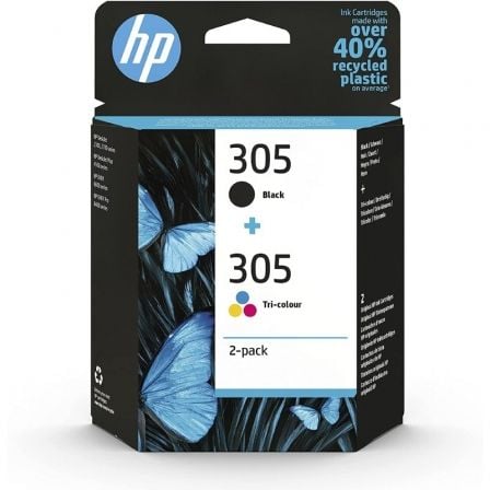 Tinteiro Original HP nº305 Multipack/ Preto/ Tricolor