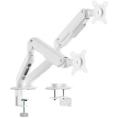 Soporte de Mesa com Contrapeso para 2 Monitores Aisens DT32TSR-439/ Giratorio/ Inclinable/ Até 9kg