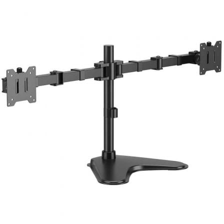 Soporte de Sobremesa para 2 Monitores Aisens DT35TSR-361/ Giratorio/ Inclinable/ Até 20kg