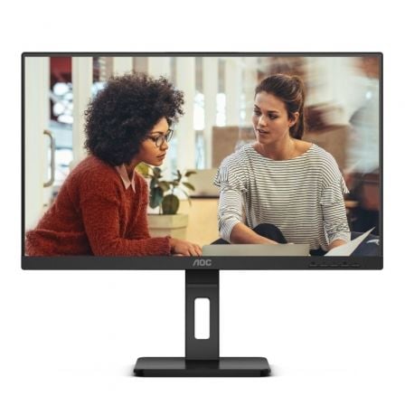 Monitor AOC 24E3QAF 23,8"/ Full HD/ Multimédia/ Ajustável em altura/ Preto