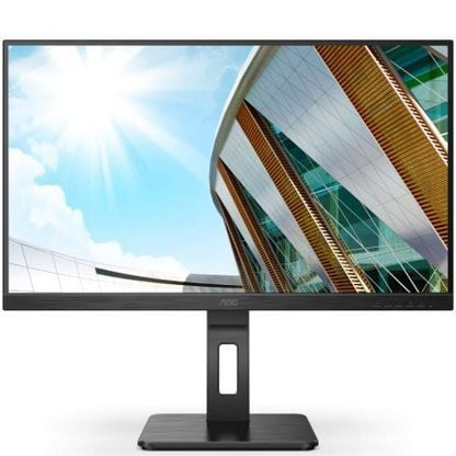 Monitor Profissional AOC U27P2CA 27"/ 4K/ Multimédia/ Ajustável em altura/ Preto