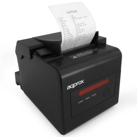 Impressora de Tickets Approx appPOS80WIFI+LAN – Térmica – Papel 58/80mm – USB, Wi‑Fi, LAN, RS232, RJ11 – Preta
