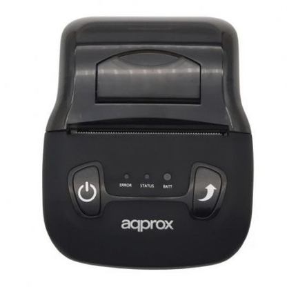 Impressora de Tickets Approx appPOS58PORTABLE+ – Térmica – Papel 58mm – USB, Bluetooth – Preta