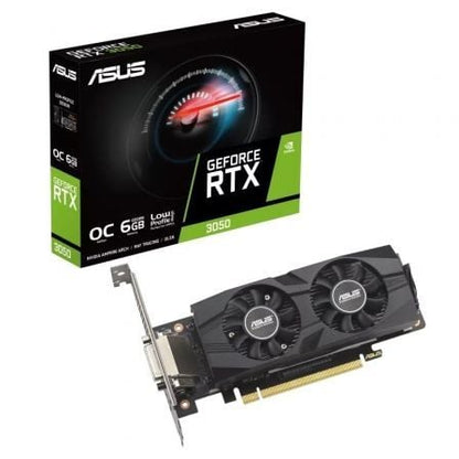 Placa Gráfica Asus GeForce RTX 3050 LP BRK OC Edition/ 6GB GDDR6/ Compatível com Perfil Baixo