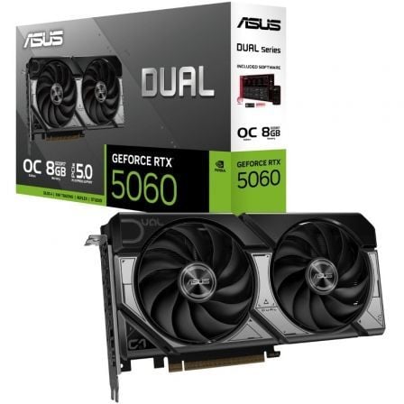 Placa Gráfica Asus Dual GeForce RTX 5060 OC/ 8GB GDDR7