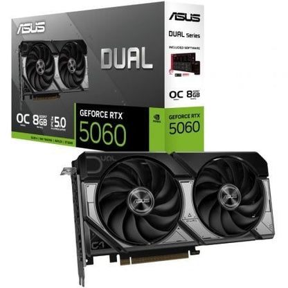 Placa Gráfica Asus Dual GeForce RTX 5060 OC/ 8GB GDDR7