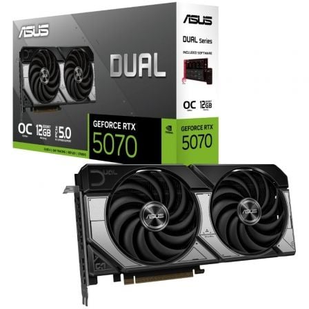 Placa Gráfica Asus Dual GeForce RTX 5070 OC/ 12GB GDDR7