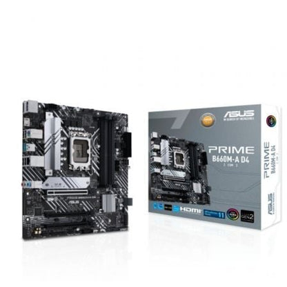 Motherboard Asus Prime B660M-A D4-CSM Socket 1700/ DDR4/ PCIe 4.0/ Micro ATX