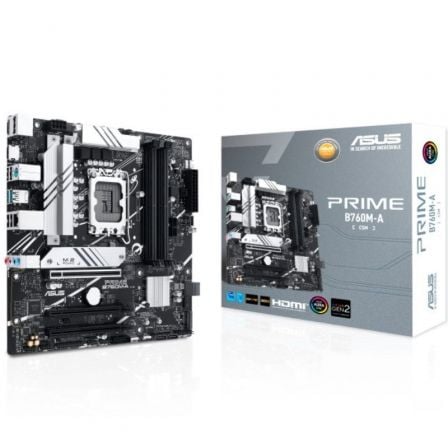 Motherboard Asus Prime B760M-A-CSM Socket 1700/ DDR5/ PCIe 4.0/ Micro ATX