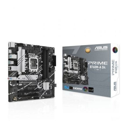 Motherboard Asus Prime B760M-A D4-CSM Socket 1700/ DDR4/ PCIe 4.0/ Micro ATX